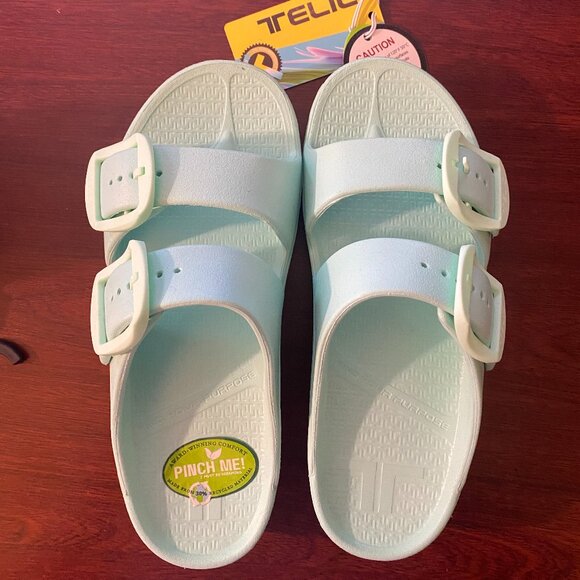 Telic Boise Bliss Sandals "Seafoam" - Picture 1 of 4